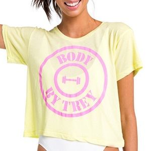 WILDFOX | Yellow Pink Workout Tee - H9